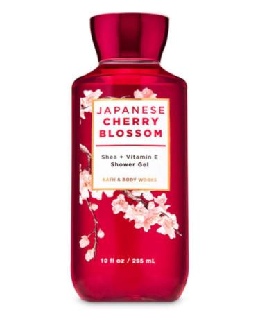 Bath and Body Works Japanese Cherry Blossom Shower Gel 10 Ounce Summer 2020 Label