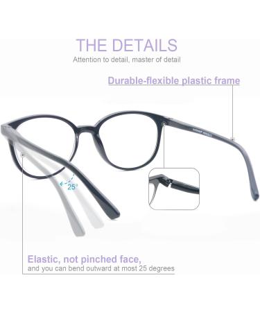 Modfans Women's Reading Glasses +1.00 | High-Quality Blue Light Filter | Comfortable & Stylish Reading Aid - Buy Online on GoSupps.com