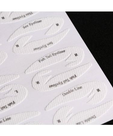 Europe And America's New Eye Shadow/Eyeliner Makeup Template Sticker Eyebrow Stencils Eye Stencils For Makeup 24PC - Buy Online on GoSupps.com