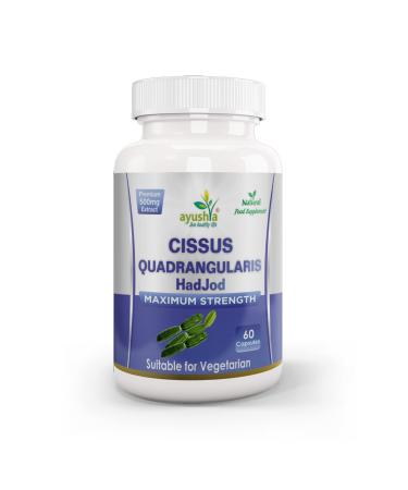 Ayushya Cissus Quadrangularis (Hadjod) Capsule 60 Capsules Natural