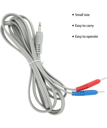 Electrode Cable for Massage Devices | 2 in 1 Pin Base Contact | Universal Compatibility with TENS & EMS Electrotherapy - Buy Online on GoSupps.com