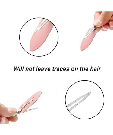 JeoPoom Hairpin Set - 9 Pcs No Bend & No Crease Clips for Hair Styling in White, Pink, and Black - Buy Online on GoSupps.com