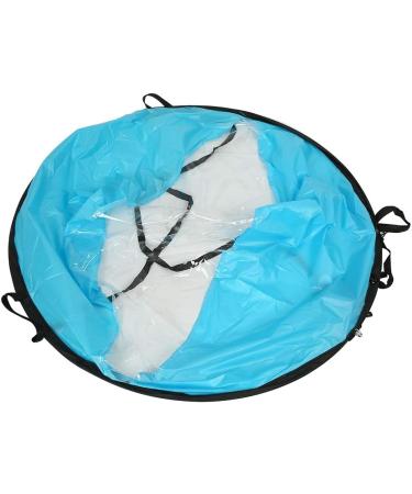 TOPINCN 42.52 Foldable Kayak Wind Paddle Sail with Clear Window and Storage Bag - Blue - Buy Online on GoSupps.com