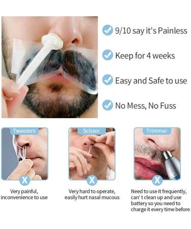 Buy 50 Nasal Wax Applicators & Nose Hair Removal Sticks - Effective Cleaning for Men & Women - International Shipping Available - Buy Online on GoSupps.com