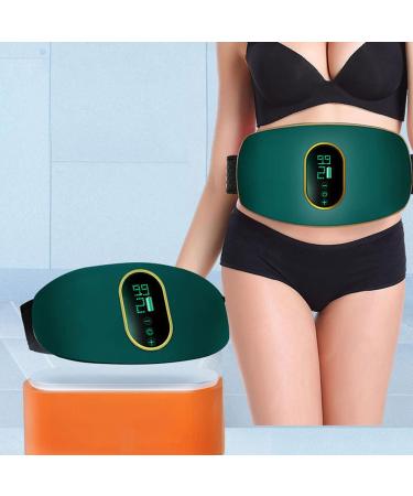 Electric Abdominal Massage Pillow - Intelligent High-Frequency Vibration & Heating for Waist Stomach Back | Buy Now in Green - Buy Online on GoSupps.com