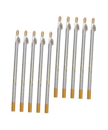FOMIYES 10pcs Pencil Sharpener Eyebrow Pencil Eyebrow Tools Makeup Sharpener Eyeliner Pen 2 in 1 Highlighter