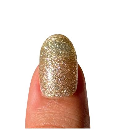 UV Gel Nail Foil Strips - 20 Thin Polish Strips Nail File & Cuticle Sticks | UVNAILS Shiny Gold - International Shipping Available - Buy Online on GoSupps.com