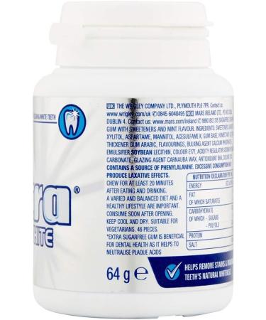 Extra White Chewing Gum Sugar Free 46 pieces - Buy Online on GoSupps.com