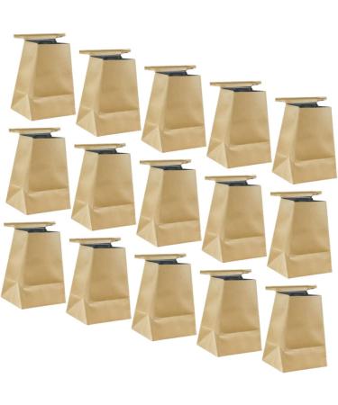 Healvian Kraft Paper Bags 75 Pcs Vomit Bag Travel Light Brown Kraft Paper Mini Trash Bags - Buy Online on GoSupps.com