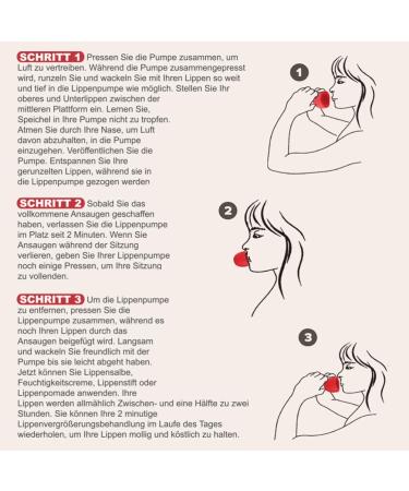 Lurrose Lip Plumper Silicone - Full Cherry Sexy Lips Enhancer for Women - Beauty Tool Filler and Suction Device - Buy Online on GoSupps.com