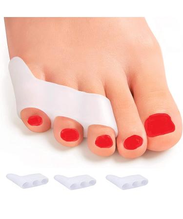 Toe spreader silicone with ball protection 4x hallux valgus correction gel toe stretcher toe separator toe protection