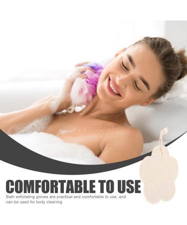 FOMIYES Flower Shaped Cotton Loofah - Soft Bath Sponge for Dead Skin Removal | Cute Shower Scrubber for Kids & Adults - Buy Online on GoSupps.com