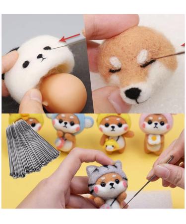 Pssopp 100Pcs Felting Needles Kit - DIY Wool PIN Felting Tools Set for Handcrafts (Small) - Buy Online on GoSupps.com