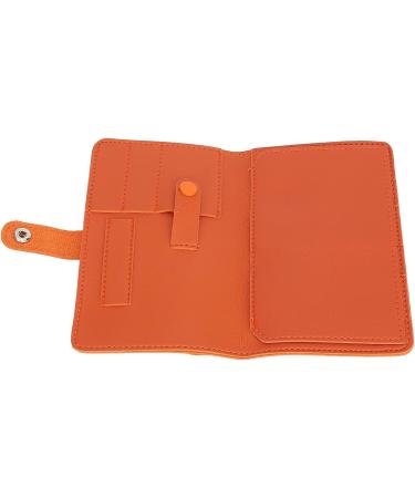 Nail Tips Storage Container Bag Portable PU Zipper Multipurpose Nail Drill Bits Organizer Bag for Salon (Orange) - Buy Online on GoSupps.com