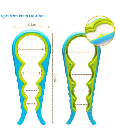 Adjustable Non Slip Jar Opener - Ideal for Elderly, Kids, & Those with Weak Grip or Arthritis - Buy Online on GoSupps.com