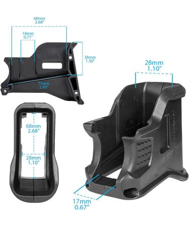 Tactical Covert HexGrip Sleeve - Mag Graffitiable GVNGrip - Black - Buy Online on GoSupps.com