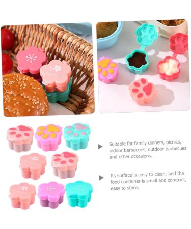 8pcs Soy Sauce Picnic Supplies Salad Container Seasoning Boxes Kitchen Supplies Convenient re-usable - Buy Online on GoSupps.com