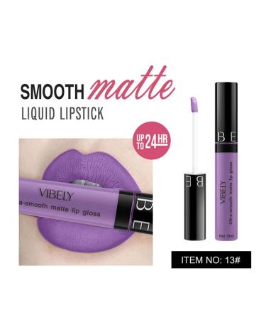 Edanta Kilshye Matte Liquid Lipstick - Velvet Cream Lip Gloss in Z-Purple | High Pigmented Lip Beauty for Women and Girls - Buy Online on GoSupps.com