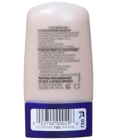 COVERGIRL Smoothers Hydrating Makeup Foundation Creamy Natural 1 Fl Oz - Pack of 1 - Buy Online on GoSupps.com