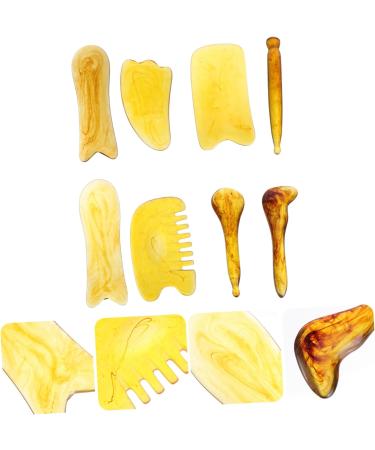 SEESFOUFU 8S Blitch Regrow Face Guasha Tool - Acupuncture Massage & Meridian Scratching Board for Skin Renewal - Buy Online on GoSupps.com