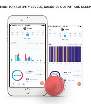 Poof Pet Calorie & Activity Tracker - Coral (7 Grams) | Track Your Pet's Health and Fitness - Buy Online on GoSupps.com