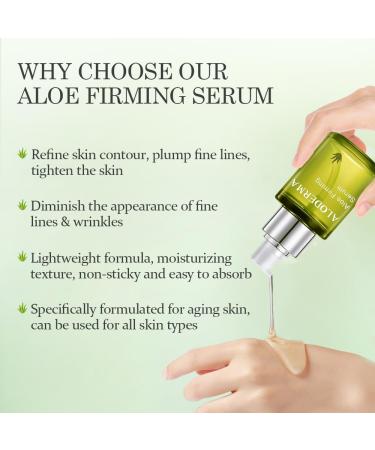 Aloderma Aloe Face Serums Set 3 Pieces - Hydrating Firming Serum Brightening Serum - Buy Online on GoSupps.com
