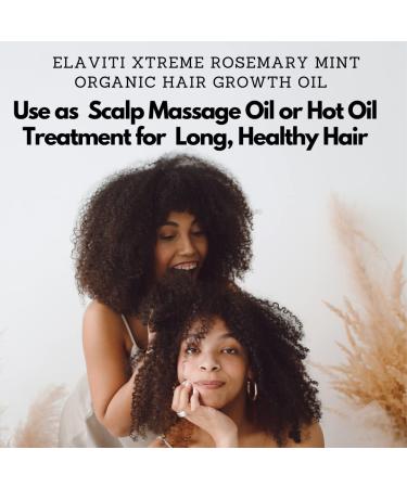 Elaviti Satin Bonnet & Xtreme Rosemary Mint Hair Growth Oil Bundle | Large Reversible Cap & Organic Oil for Hair Growth | Purple Color - Buy Online on GoSupps.com