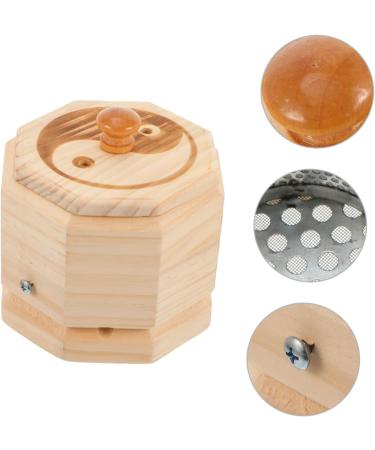 Ultechnovo 3-Piece Moxibustion Box Set | Moxa Massage Device for Pain Relief | Kegel Roll & Mugwort Stick Burner | 12.5x12cm - International Shipping Available - Buy Online on GoSupps.com