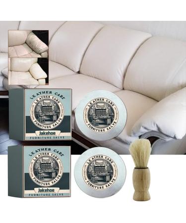 DTREEL Leather Salve for Furniture Cleaning Products Polish and Repair Coating Revives Brush with Natural Conditioner Smooth Leather With Brush 3PCS - Buy Online on GoSupps.com