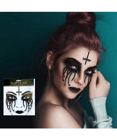 Day of the Dead Halloween Rhinestone Face Gems - Festive Skull Makeup Stickers - Buy Online on GoSupps.com