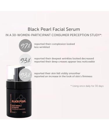 Buy Serious Skincare Black Pearl Deep Wrinkle Decrease Serum - Repair Deep Lines & Increase Skin Elasticity - Luminous Glowing Skin - 1 Fl. Oz - International Shipping Available - Buy Online on GoSupps.com