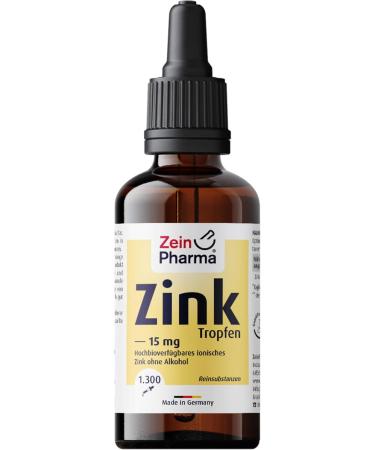  ZeinPharma Zein Pharma Zinc Drops 15 mg - 50 ml - Buy Online on GoSupps.com