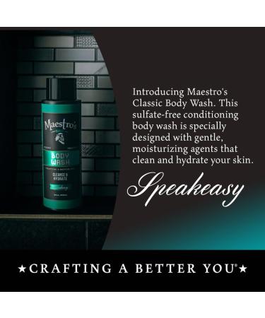 Maestro's Classic Body Wash - Conditioning & Hydrating Speakeasy Blend 16oz - International Shipping Available - Buy Online on GoSupps.com