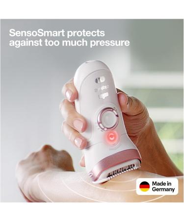 Braun Silk- pil 9-890 Epilator | Wireless Wet & Dry Hair Removal for Women | Includes Bikini Trimmer - White/Rose Gold - Buy Online on GoSupps.com