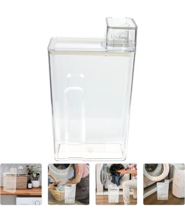 Cabilock 3pcs Laundry Storage Box Laundry Soap Container Food Storage Containers Pantry Storage Glass Rice Dispenser Refillable Lotion Holder The Pet Travel Softener High Capacity 23.5X12.5CMx3pcs Transparentx3pcs - Buy Online on GoSupps.com