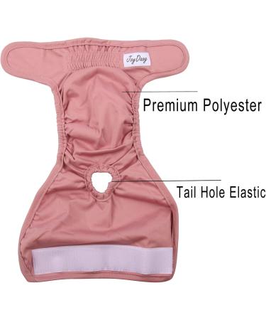Buy JoyDaog Medium Dog Diapers - 4 Pack Reusable in Bright Colors | Eco-Friendly & Adjustable - Buy Online on GoSupps.com