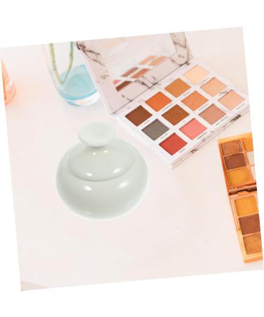 Buy Housoutil White Porcelain Travel Jars - Small Cosmetic & Tea Can 4.7x4.7cm | Ideal for Makeup Creams and Balms - International Shipping Available - Buy Online on GoSupps.com