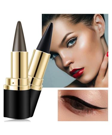 Aaiffey Gel Eyeliner Set - Waterproof Smudge Proof Eye-liner Pencil for Women - Long-Lasting Matte Black/Brown (04 Black + 03 Brown) - Buy Online on GoSupps.com
