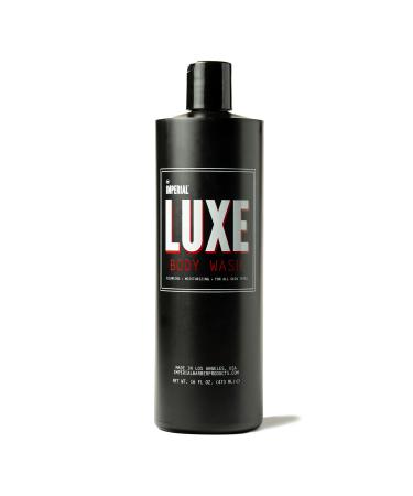 Imperial Barber Luxe Body Wash Shower Gel - Organic & Naturally Derived Ingredients USA Made Sulfate-Free Paraben-Free Gluten-Free - Nourishes Cleanses & Hydrates