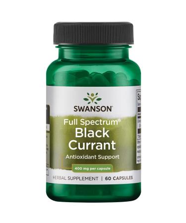 Swanson Full Spectrum Black Currant 400 Milligrams 60 Capsules 1