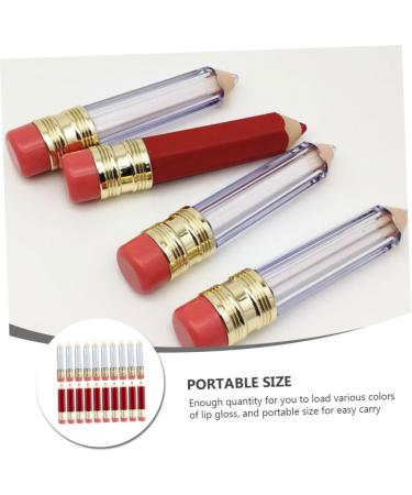 Anneome 20 pi ces Tube Vide Crayon Conteneurs Rechargeables pour et Gloss DIY Transparent et Rouge et tanche Bouteilles Cosm tiques - Buy Online on GoSupps.com