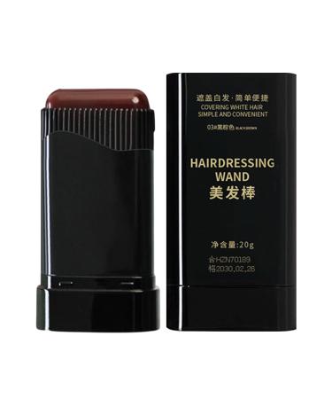 Crayon de coloration instantan avec peigne int gr crayon de coloration avec peigne couvre les cheveux gris crayon de coloration 2 en 1 couvre les cheveux gris Noir/marron