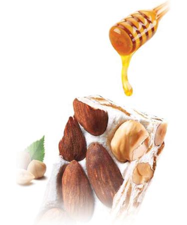 Quaranta Almond and Hazelnut Nougat Bars - Soft Italian Nougat Almond and Hazelnut Suitable for Vegetarians Gluten Free Family Recipe Great Gift 100 g Bar - Buy Online on GoSupps.com