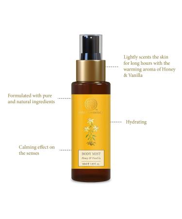 Travel Size Body Mist Honey & Vanilla 50ml (Body Spray) - Buy Online on GoSupps.com