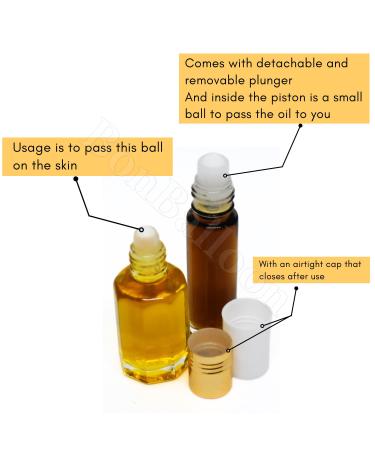 bonballoon Natural Sandal Arabian (0.28 oz / 8 ml ) Alcohol Free Attar Perfume Fragrance Oriental Scent Oil Roll On Bottle - Buy Online on GoSupps.com