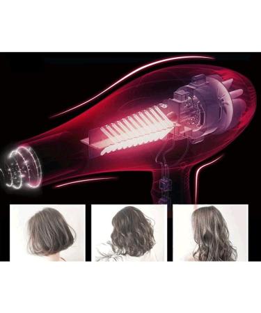 Hair Dryer 2000W Negative Ionic Fast Dry Low Noise Blow Dryer Professional Salon Hair Dryers Styling - Buy Online on GoSupps.com