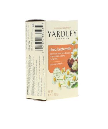 Yardley Bath Bar of London | Shea Buttermilk Moisturizing Soap (Pack of 3) - 120g Each | International Shipping Available - Buy Online on GoSupps.com