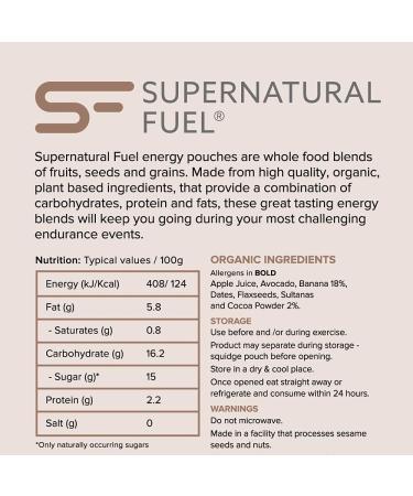 Supernatural Fuel: Organic Vegan Energy Blends for Endurance Sports - Natural Alternative to Gels and Bars - Buy Online on GoSupps.com