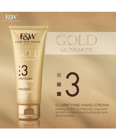 FAIR & WHITE Gold Hand Cream - 4.4 Fl oz | Remove Stretch Marks with Shea Butter & Glycerin - International Shipping Available - Buy Online on GoSupps.com