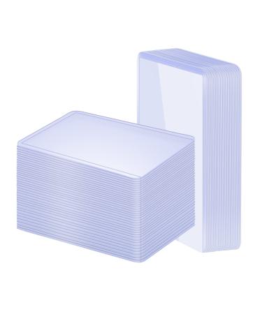 100 Pack 3"x4" Hard Plastic Card Sleeves Top Loaders for Cards Baseball Card Protectors Hard Plastic for Baseball Card Game Cards Trading Card and So on